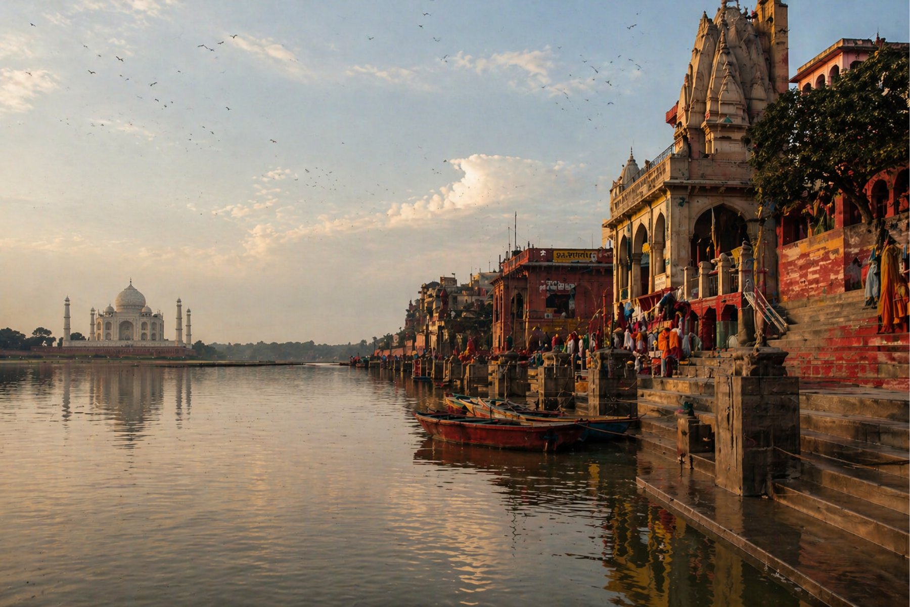 Delhi to Taj Mahal Mathura and Vrindavan Private Day Tour by Car