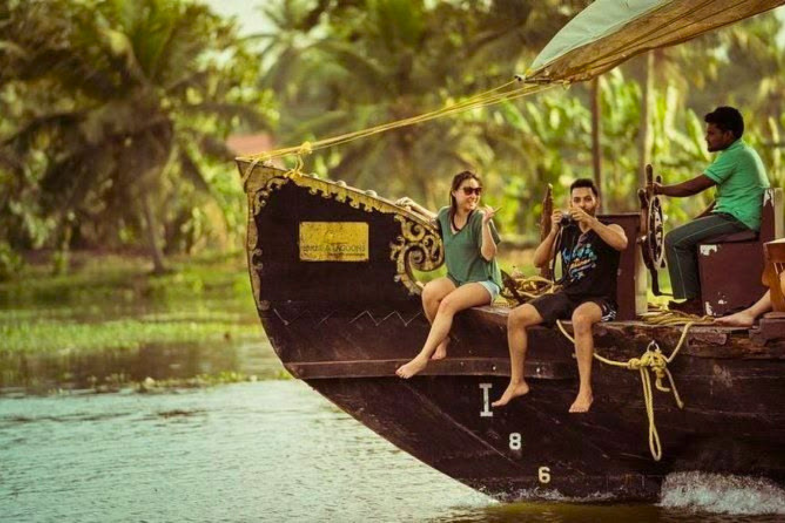 Luxury Alleppey Houseboat Day Tour from Kochi