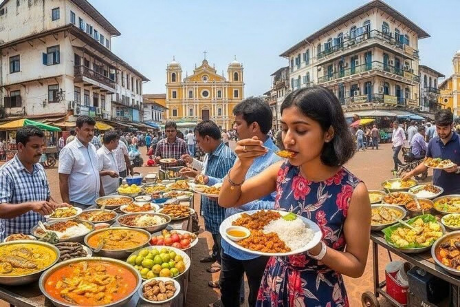 Panaji Local Street Food Walking Tour with Tastings