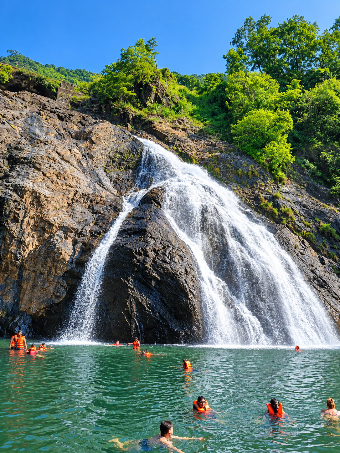 Goa Dudhsagar Waterfall, Jungle Safari & Spice Farm Experience